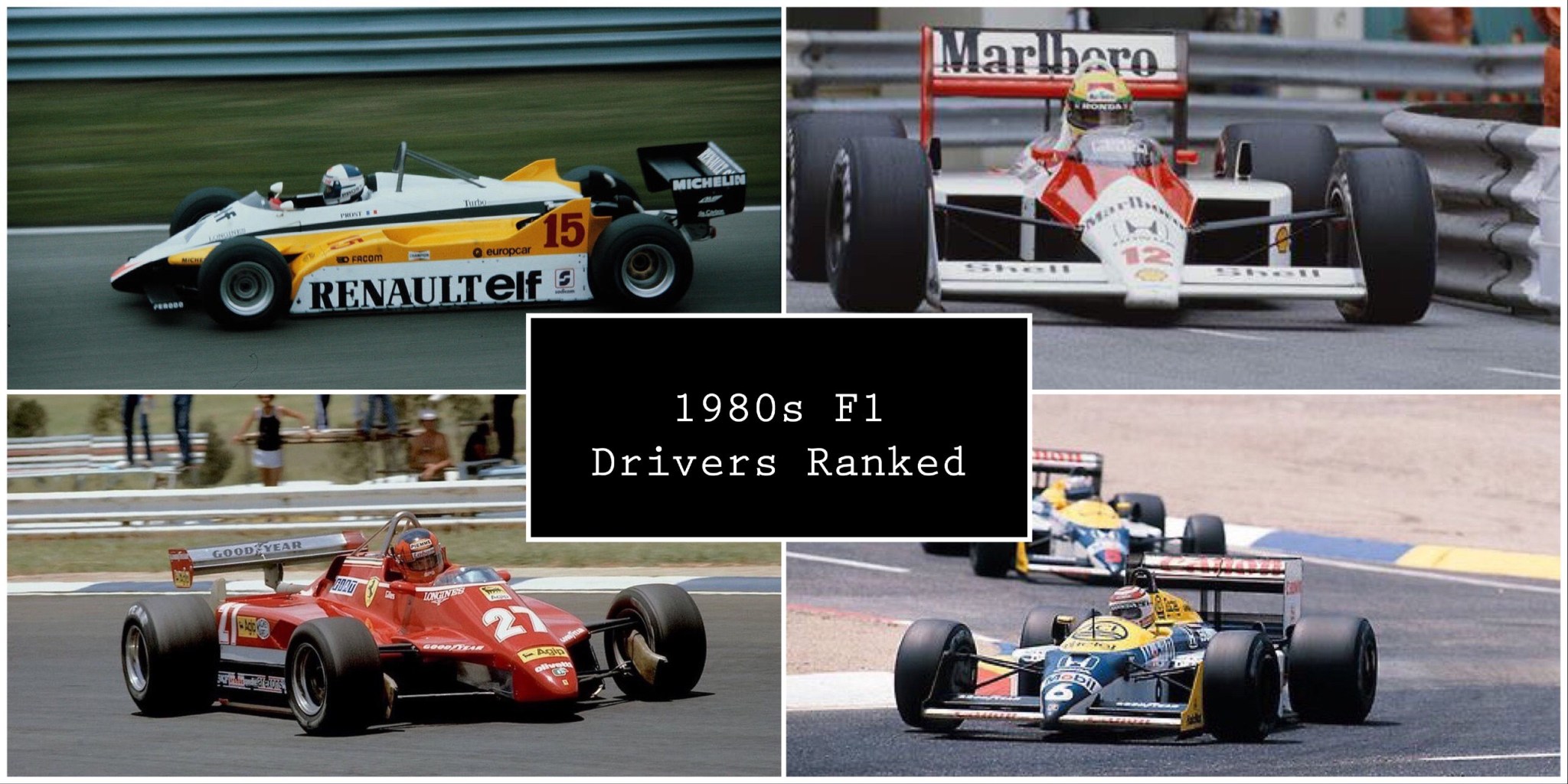 1980s F1 Drivers Ranked | F1 Analysis