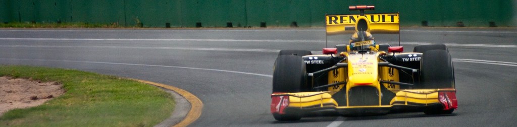 Photo of Kubica in a Renault