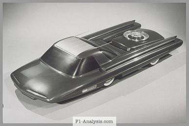 Picture of Ford’s nuclear powered concept car from the 1950s