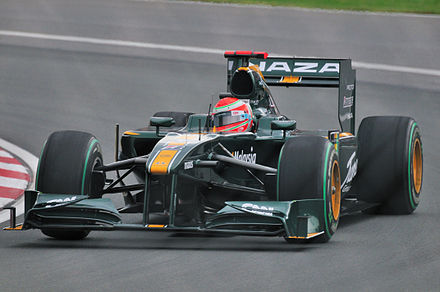 Jarno Trulli racing in Canada 2010.